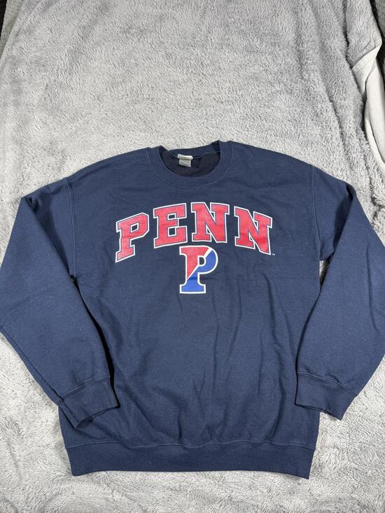 Campus Colors Other - Penn Quakers Sweatshirt Mens Medium Blue College Campus Colors Fleece Crewneck